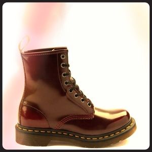 Vegan leather cherry glazed